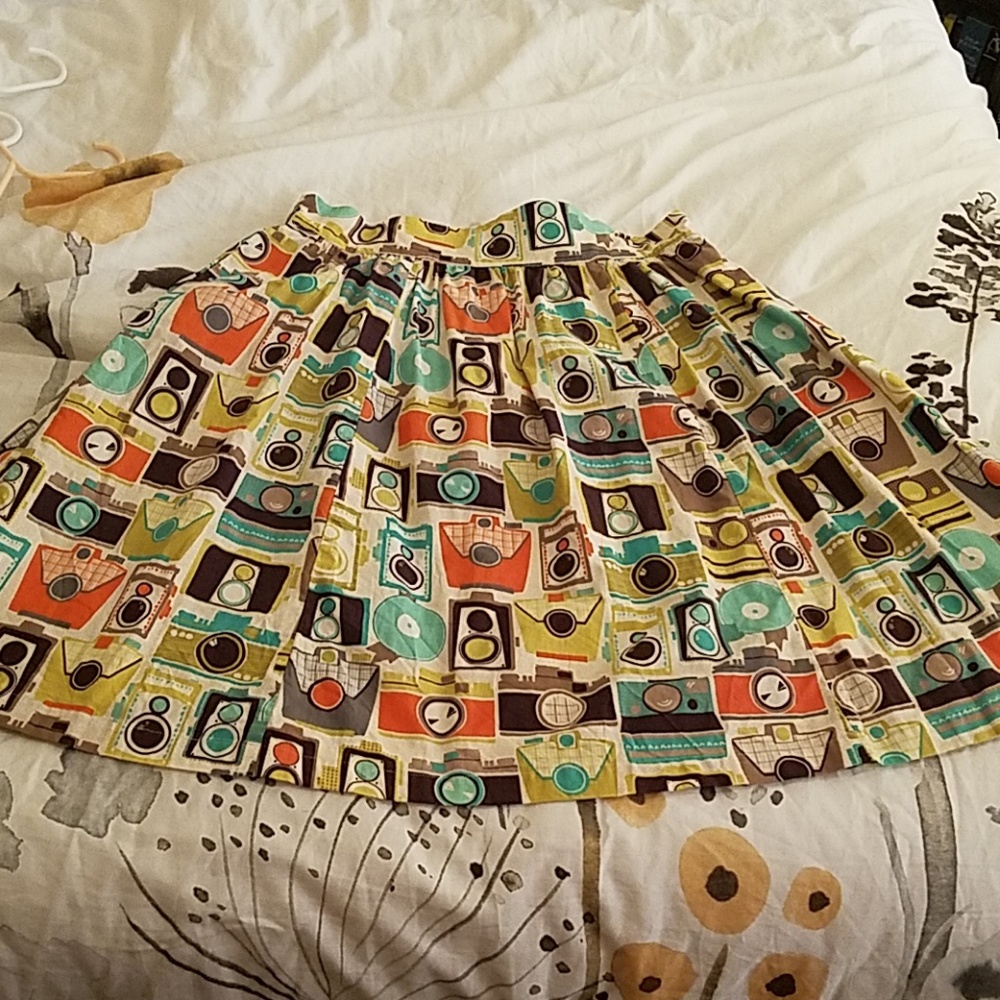 Funky A Line Skirt For the Camera Lover